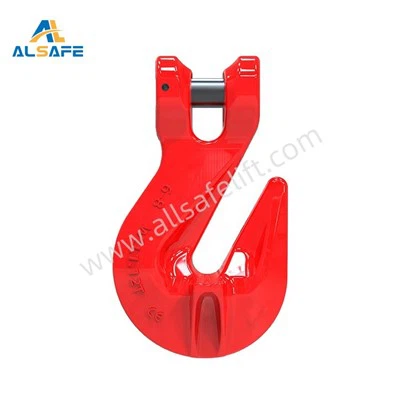 Gaffel verkortende grijphaak